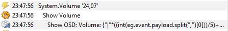 Event payload has a float with a comma-separator
