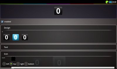 Design that includes the button press