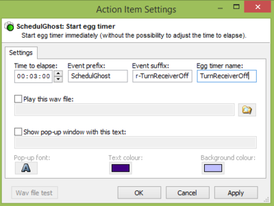 EggTimer Window