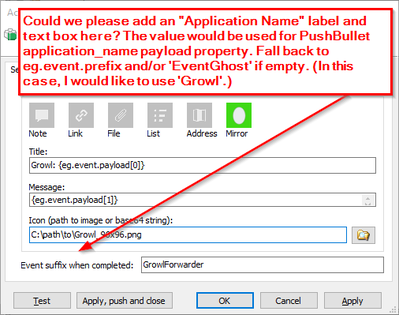 05 EventGhost PushBullet Action Proposal Application Name Field.png