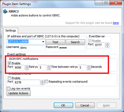 enable json notifications