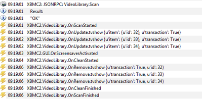 json clean events