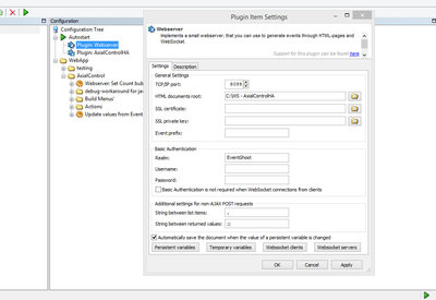 Webserver Config